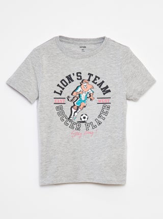 T-shirt met print en korte mouwen