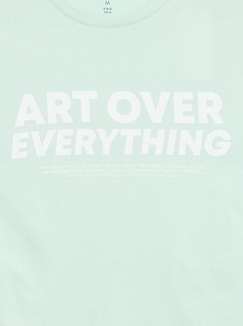 T-shirt met print en korte mouwen - Kiabi