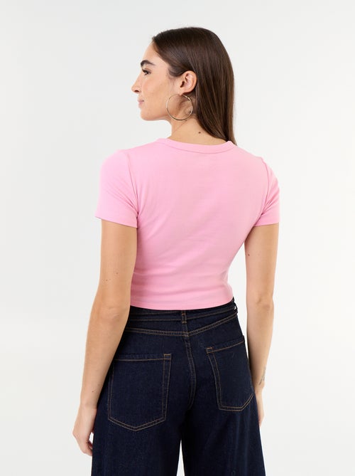 T-shirt met print en korte mouwen met motief - Kiabi T-shirt met print en korte mouwen met motief - Kiabi