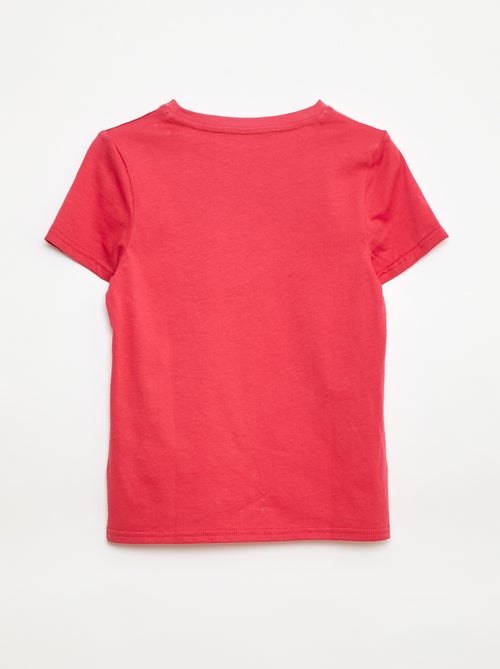 T-shirt met print en korte mouwen - Kiabi