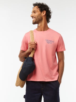 T-shirt met print en korte mouwen