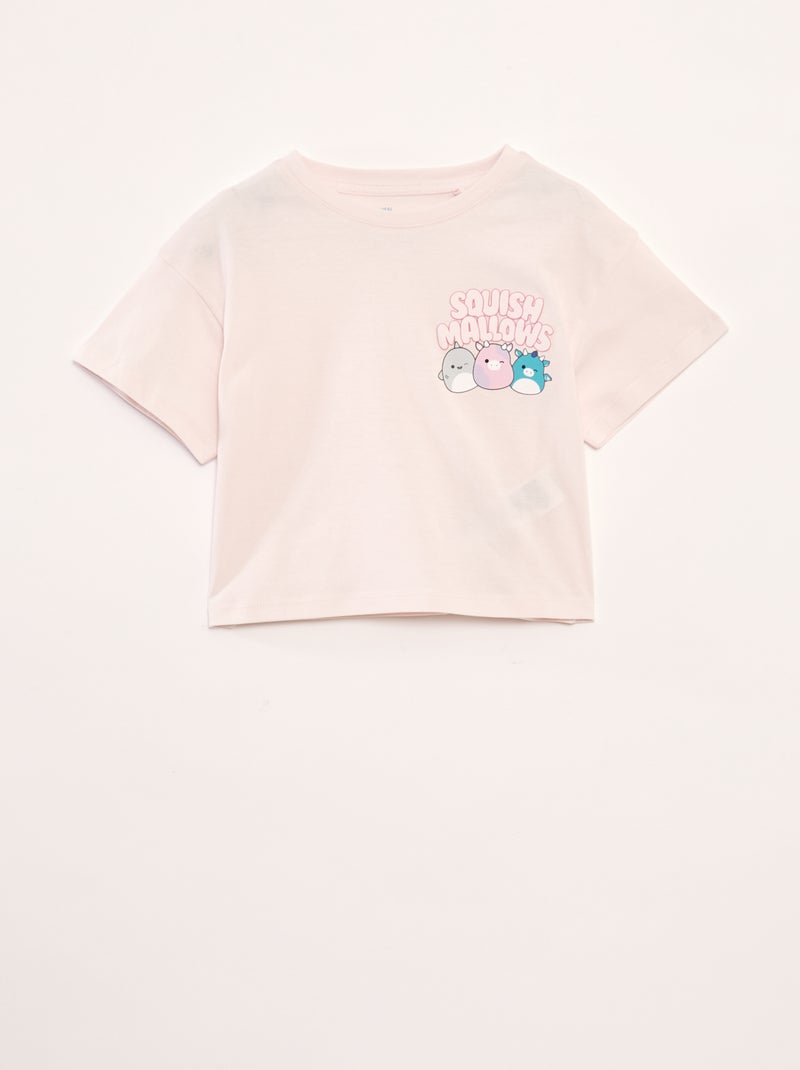 T-shirt met print en korte mouwen ROSE - Kiabi