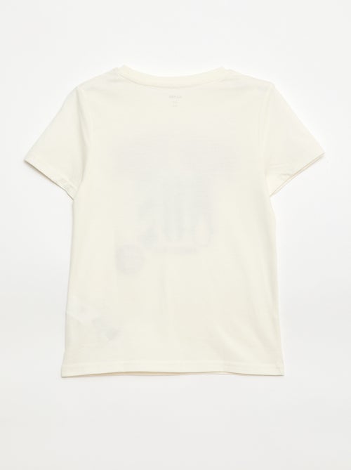 T-shirt met print en korte mouwen - Kiabi