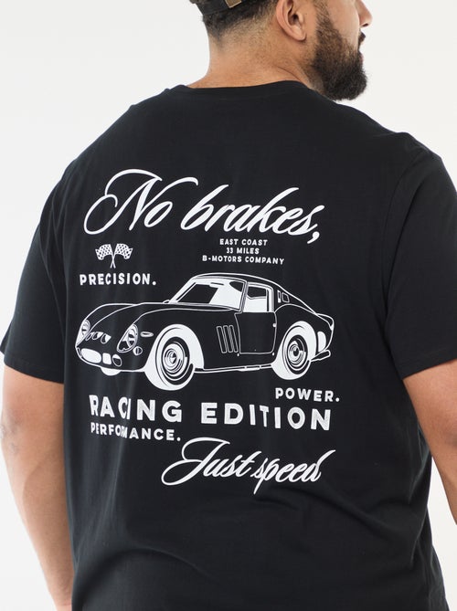 T-shirt met print en korte mouwen - Kiabi