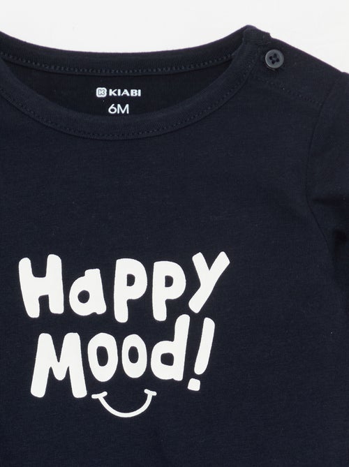 T-shirt met print en lange mouw - Kiabi T-shirt met print en lange mouw - Kiabi
