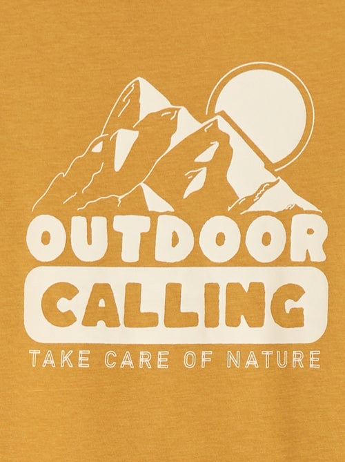 T-shirt met print en lange mouw - Kiabi T-shirt met print en lange mouw - Kiabi