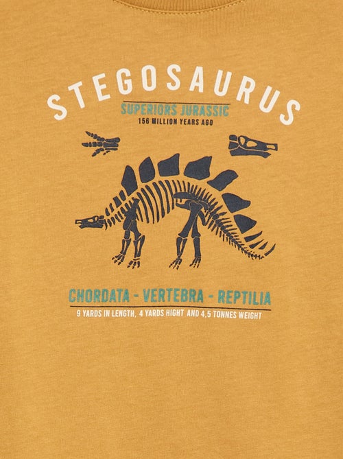 T-shirt met print en lange mouw - Kiabi