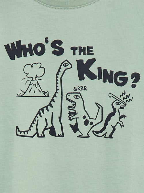 T-shirt met print en lange mouw - Kiabi T-shirt met print en lange mouw - Kiabi