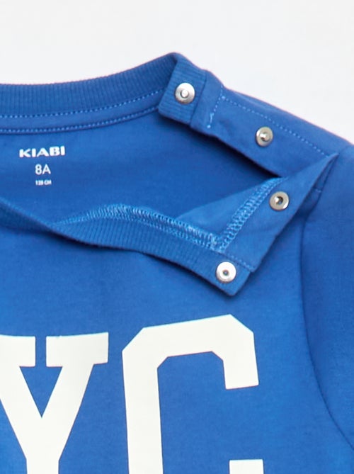 T-shirt met print en lange mouwen - So Easy - Kiabi T-shirt met print en lange mouwen - So Easy - Kiabi