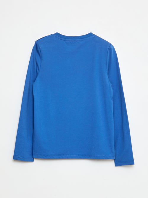 T-shirt met print en lange mouwen - So Easy - Kiabi T-shirt met print en lange mouwen - So Easy - Kiabi