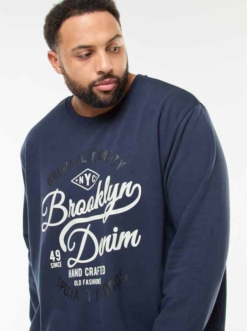 T-shirt met print en lange mouwen - Kiabi