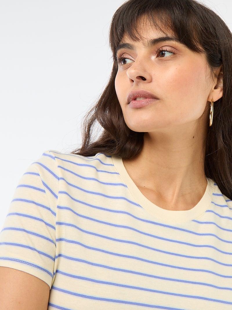 T-shirt met print Geel - Kiabi