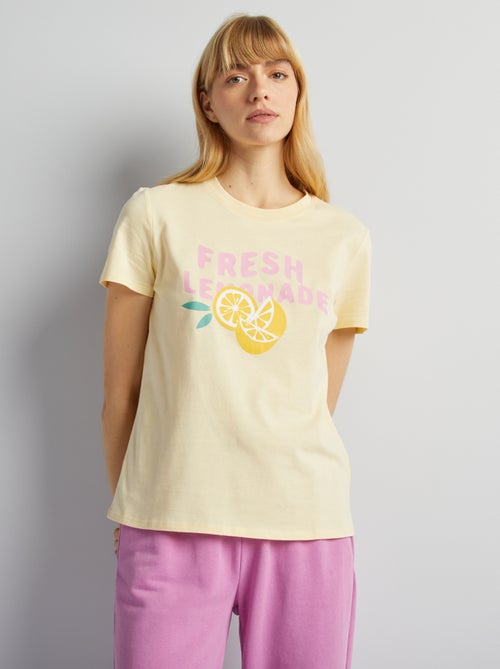 T-shirt met print - Kiabi