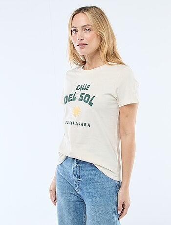 T-shirt met print