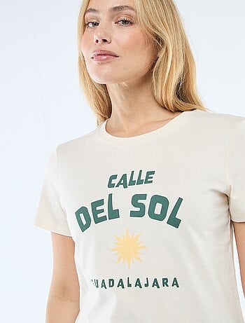 T-shirt met print