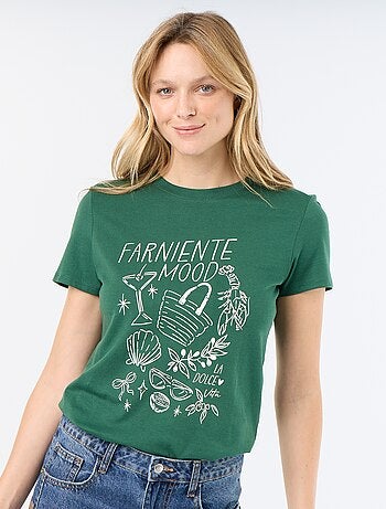 T-shirt met print
