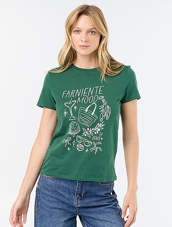 T-shirt met print