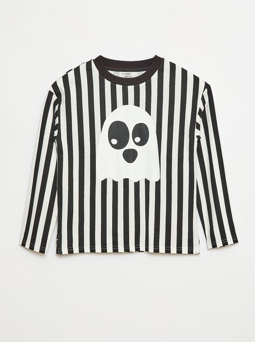 T-shirt met print 'Halloween' - Kiabi