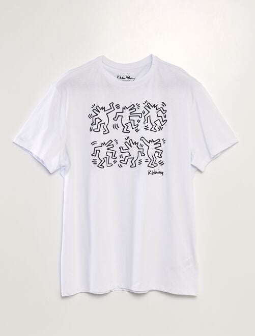 T-shirt met print 'Keith Haring' - Kiabi