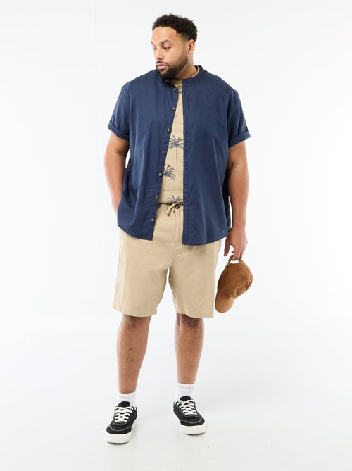 T-shirt met print, korte mouwen en ronde hals - Kiabi