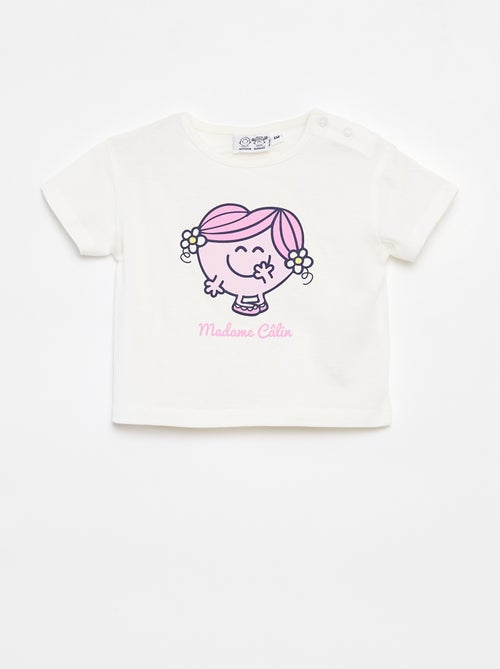 T-shirt met print 'Madame Câlin' - Kiabi