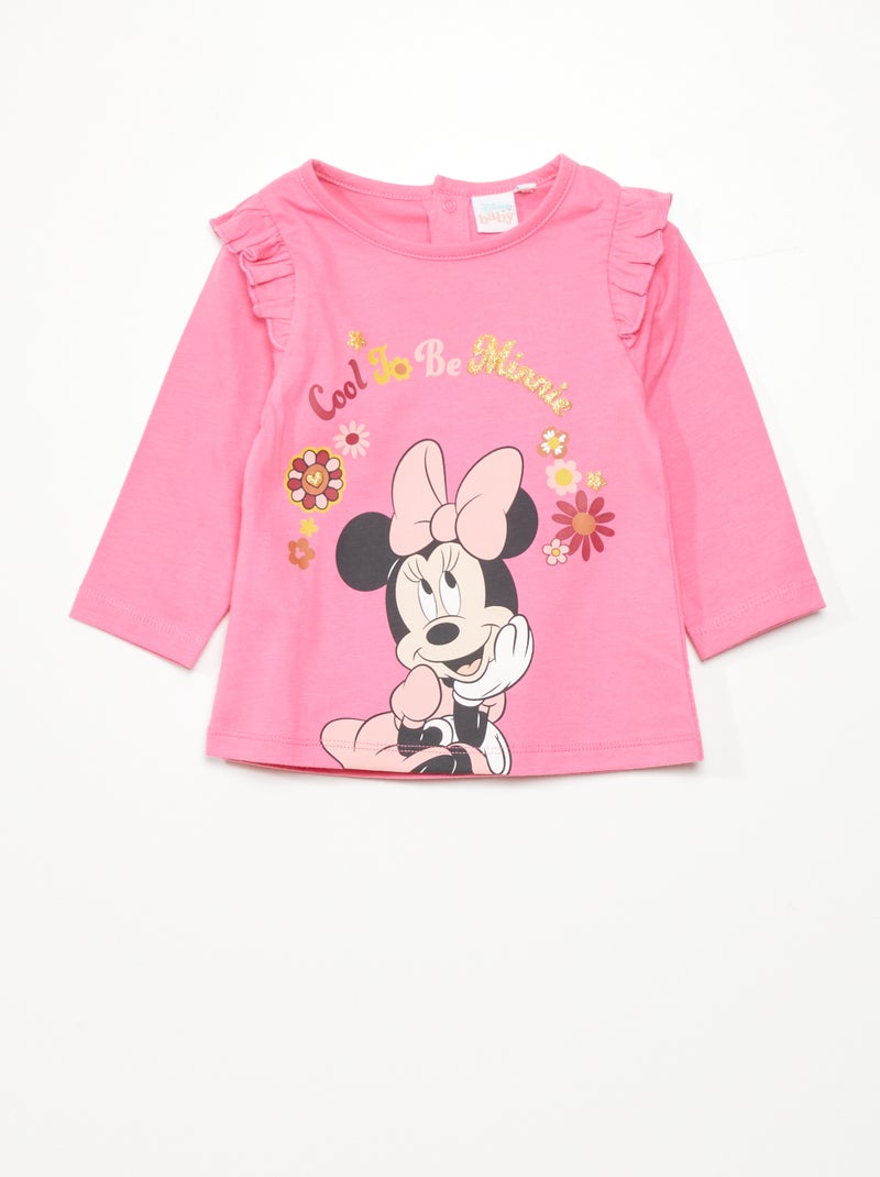 T-shirt met print 'Minnie' ROSE - Kiabi