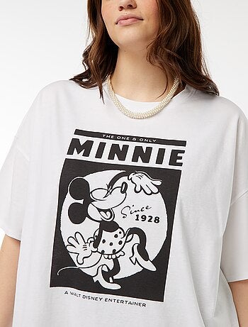 T-shirt met print 'Minnie'