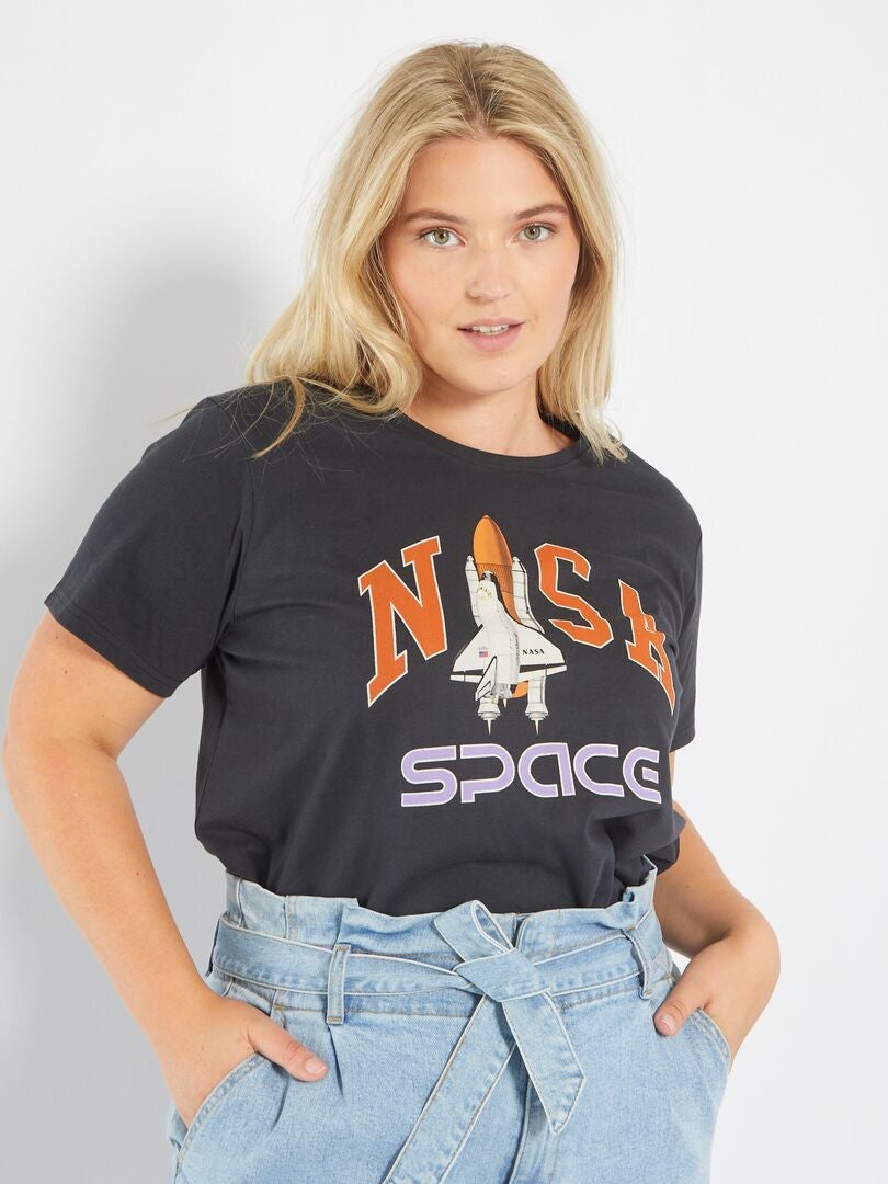 Spreadshirt NASA-baan om de aarde Mannen Sweater