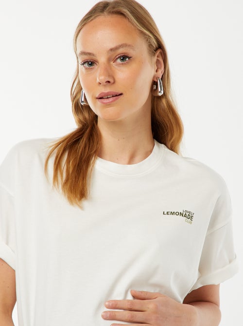 T-shirt met print 'Only Maternity' - Kiabi