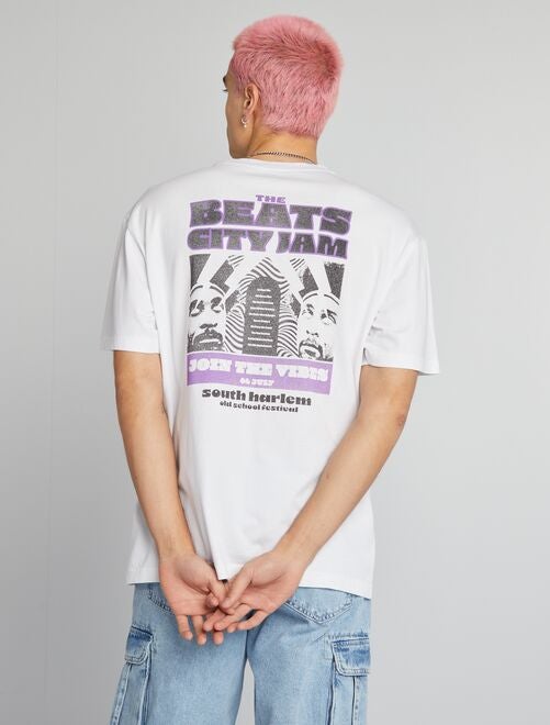 T-shirt met print op de borst - Kiabi