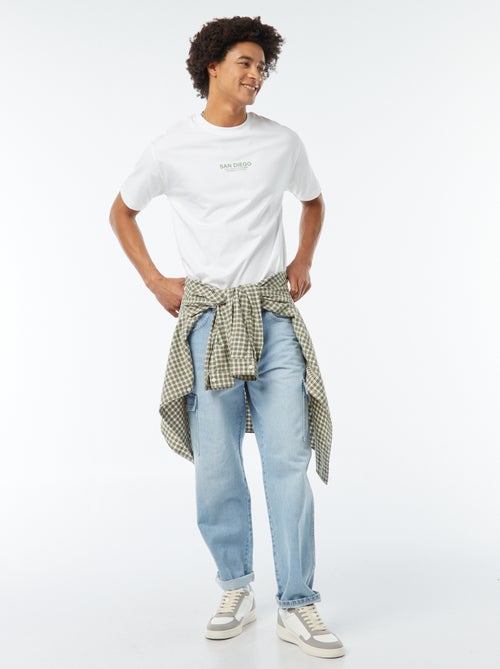 T-shirt met print op de borst - Kiabi