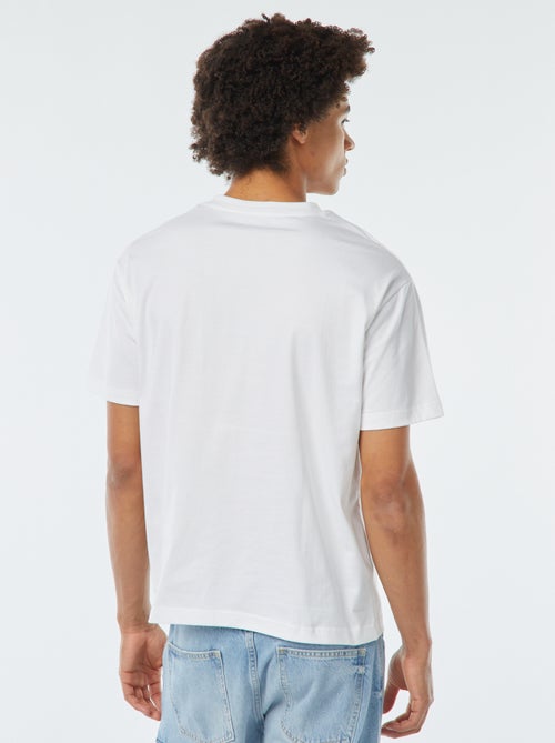 T-shirt met print op de borst - Kiabi