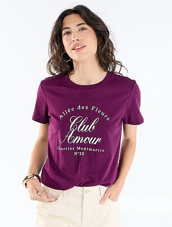 T-shirt met print