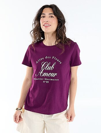 T-shirt met print