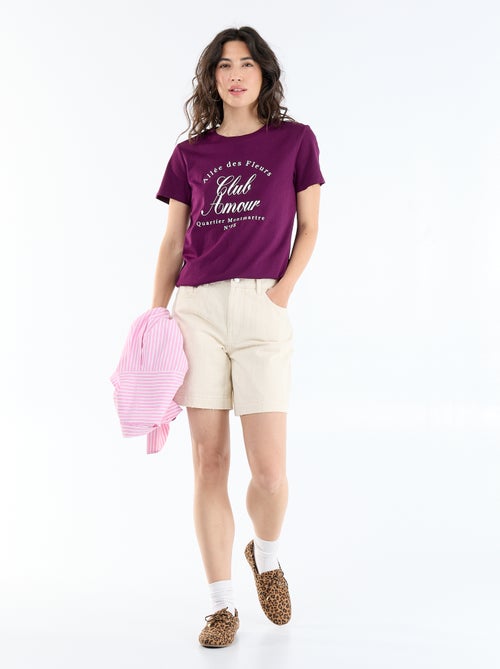 T-shirt met print - Kiabi T-shirt met print - Kiabi