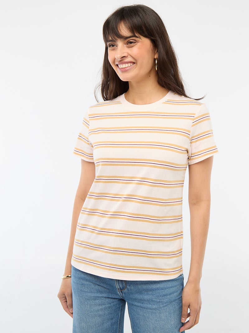 T-shirt met print Rose - Kiabi