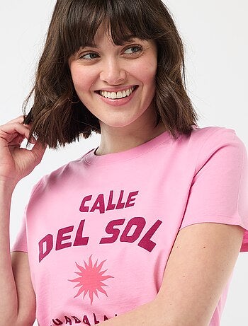 T-shirt met print