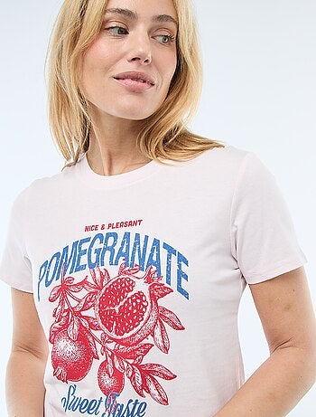 T-shirt met print