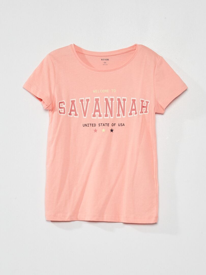 T-shirt met print ROSE - Kiabi