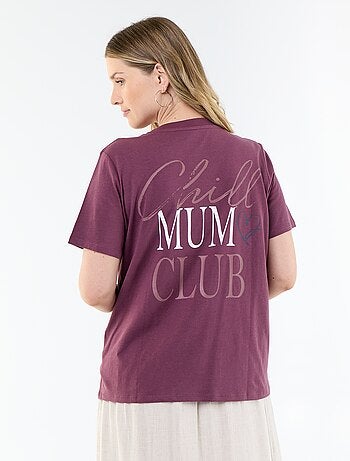 T-shirt met print voor borstvoeding