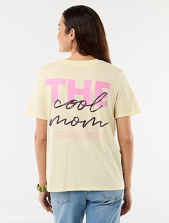 T-shirt met print voor borstvoeding