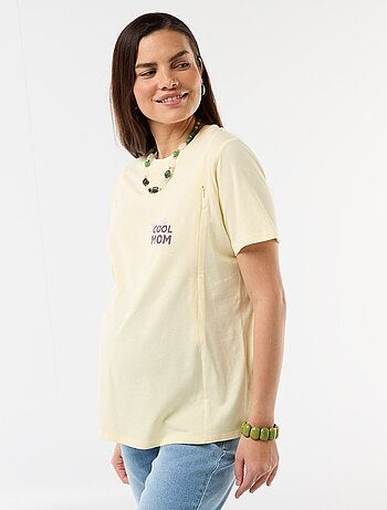 T-shirt met print voor borstvoeding