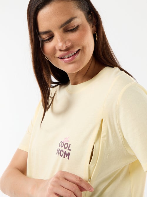 T-shirt met print voor borstvoeding - Kiabi