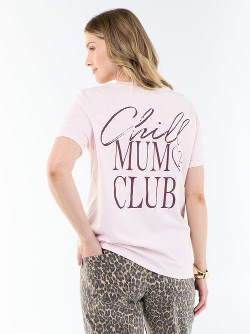 T-shirt met print voor borstvoeding - Kiabi