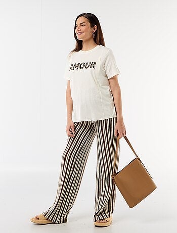 T-shirt met print voor borstvoeding