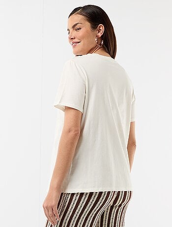 T-shirt met print voor borstvoeding