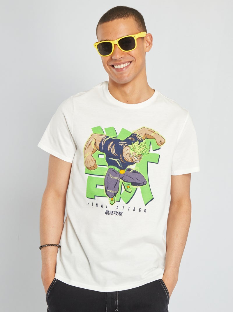 T-shirt met print WIT - Kiabi
