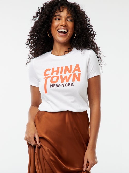 T-shirt met print - Kiabi