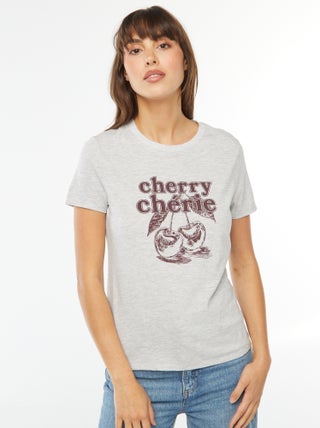 T-shirt met print