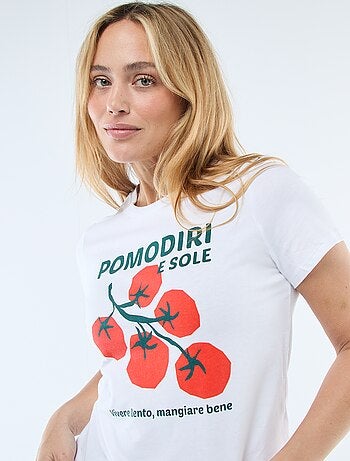 T-shirt met print